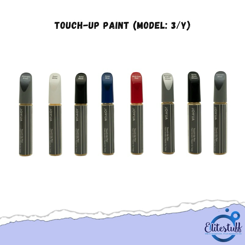 Jowua Touch-up Paint for Tesla Model: 3/Y - สีแต้มตัวรถและล้อรถ