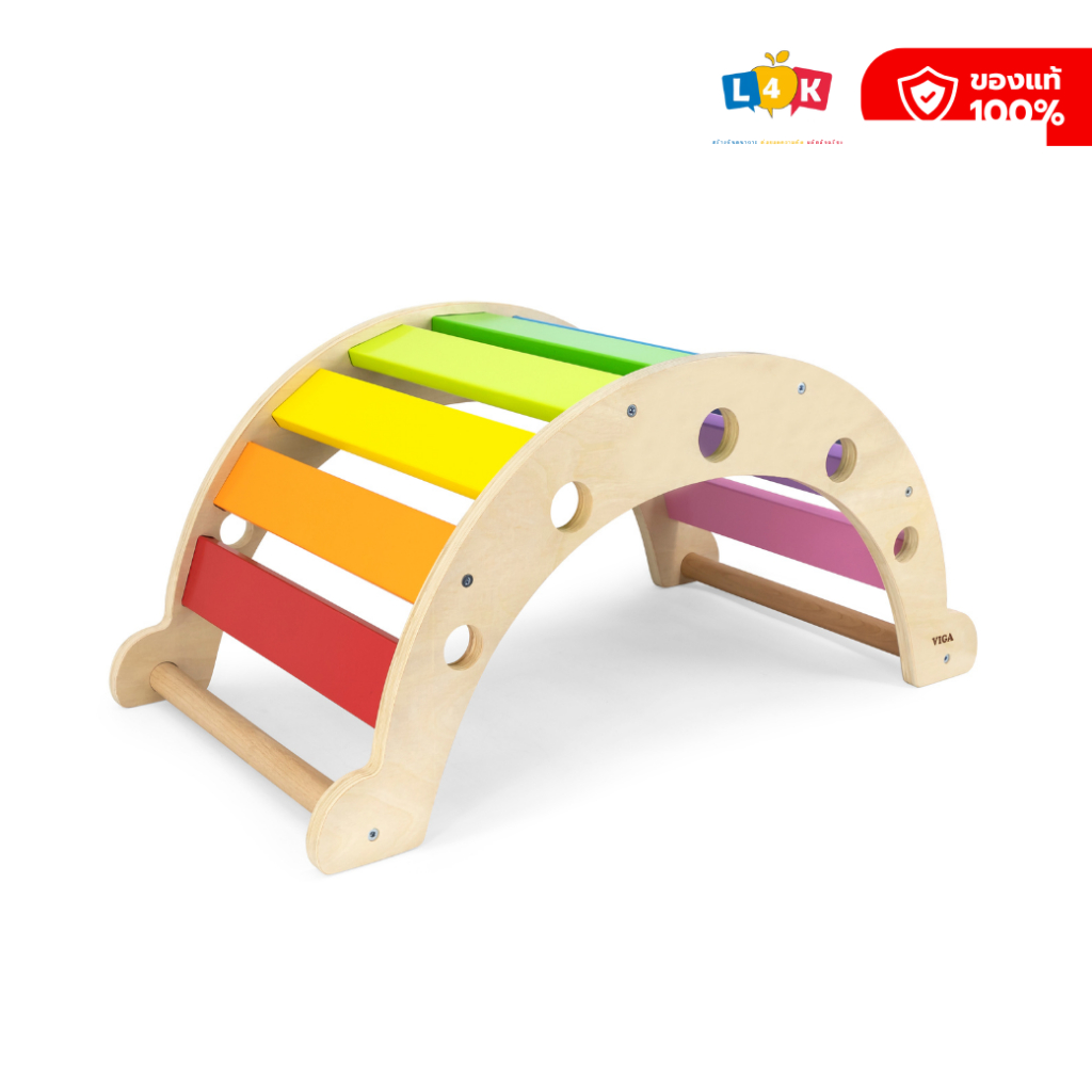 โยกเยกฝึกทรงตัวสีรุ้ง (Rainbow Rocker) [Viga]