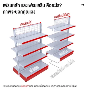 ชั้นวางของซุปเปอร์มาร์เก็ต ชั้นวางสินค้ามินิมาร์ท ใช้เปิดร้านซุปเปอร์มาเก็ตและ รับน้ำหนักชั้นละ50KGต่อชั้น ร้านสะดวกซื้อ