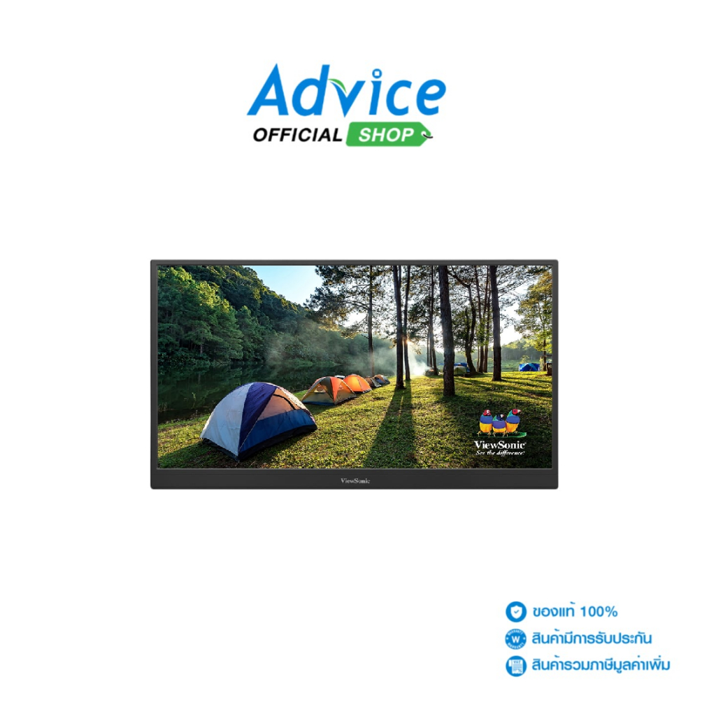 VIEWSONIC PORTABLE MONITOR (จอคอมพิวเตอร์) 17.3'' VX1754 (IPS, USB-C, SPK) 144Hz - A0166639