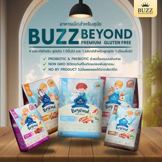 cocopet_shop🌈 Buzz Beyond Dog อาหารสุนัข เกรดพรีเมี่ยม กลูเตนฟรี ขนาด 1kg.-1.2kg. - รูปที่ 2