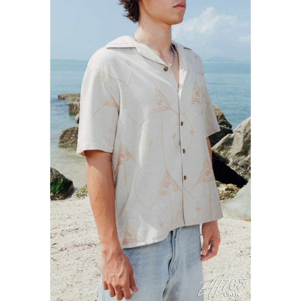 Simple&Raw - เสื้อเชิ้ต BH765 BlueHawaii Shirts