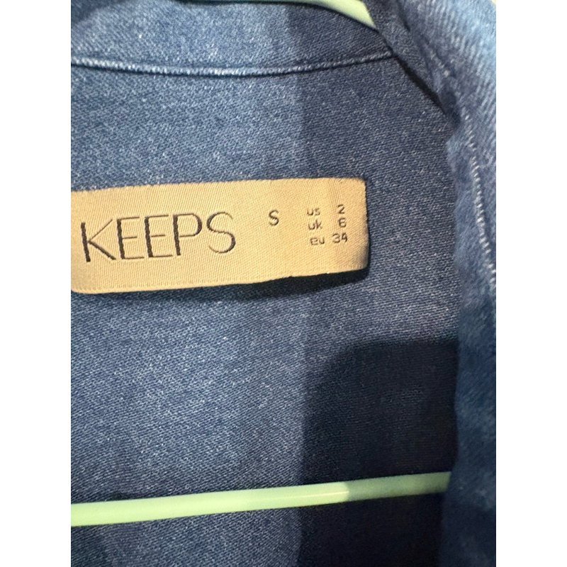 maison keeps เสื้อยีนส์ bay shirt