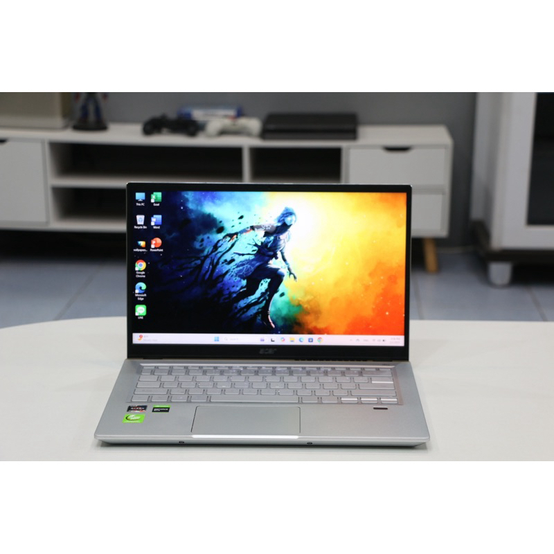 Acer Swift X Ryzen5 5500U GTX1650 โน๊ตบุ๊คมือสองพร้อมจัดส่ง