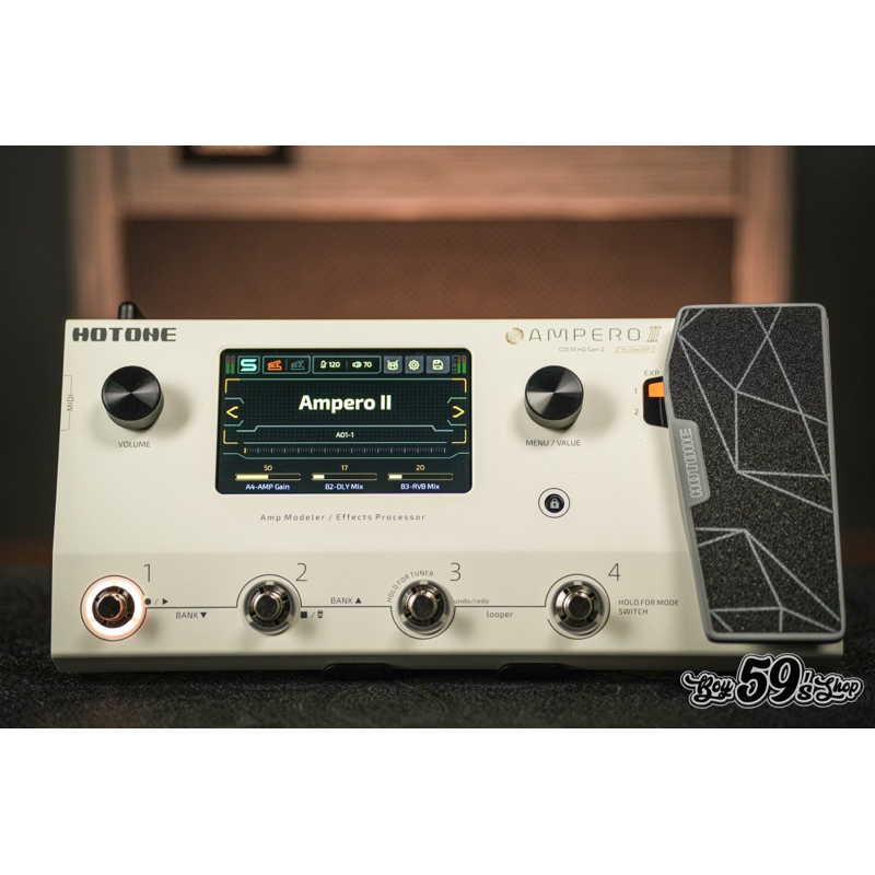 Hotone Ampero II แถม Preset BOY59 ผ่อน 0% เดือนได้