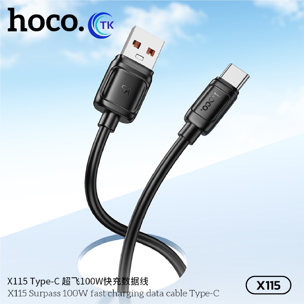 สายชาร์จเร็ว 5.0A กำลังไฟสูง 27W 100W 240W ความยาว 1 เมตร ป้องกันกระแสไฟเกิน HOCO X115 - รูปที่ 3