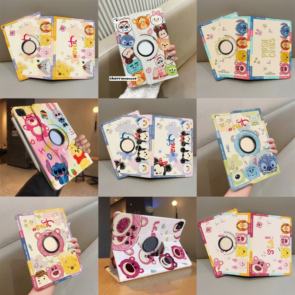 🚀จัดส่งจากกรุงเทพฯ🚀เคสipad การหมุน 360 องศา  การ์ตูน Air7 Pro11 Gen11 Air6 Air5น่ารัก เคสไอแพด Mini7