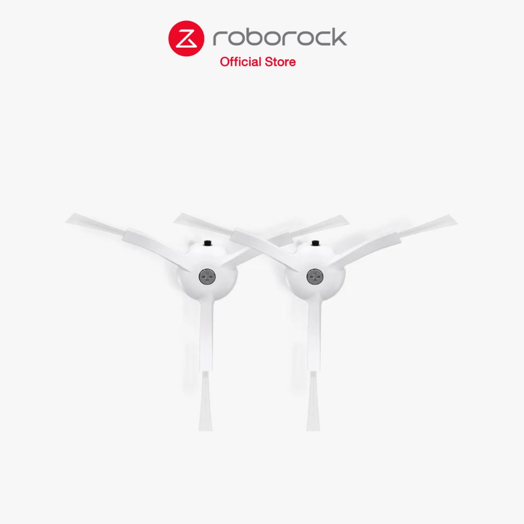 [ของแท้ Original] แปรงปัดข้าง 3 ขา  สำหรับRoborock ทุกรุ่นที่ให้แปรงข้าง 3 ขา (1ชุดได้ 2 ชิ้น) คละสี