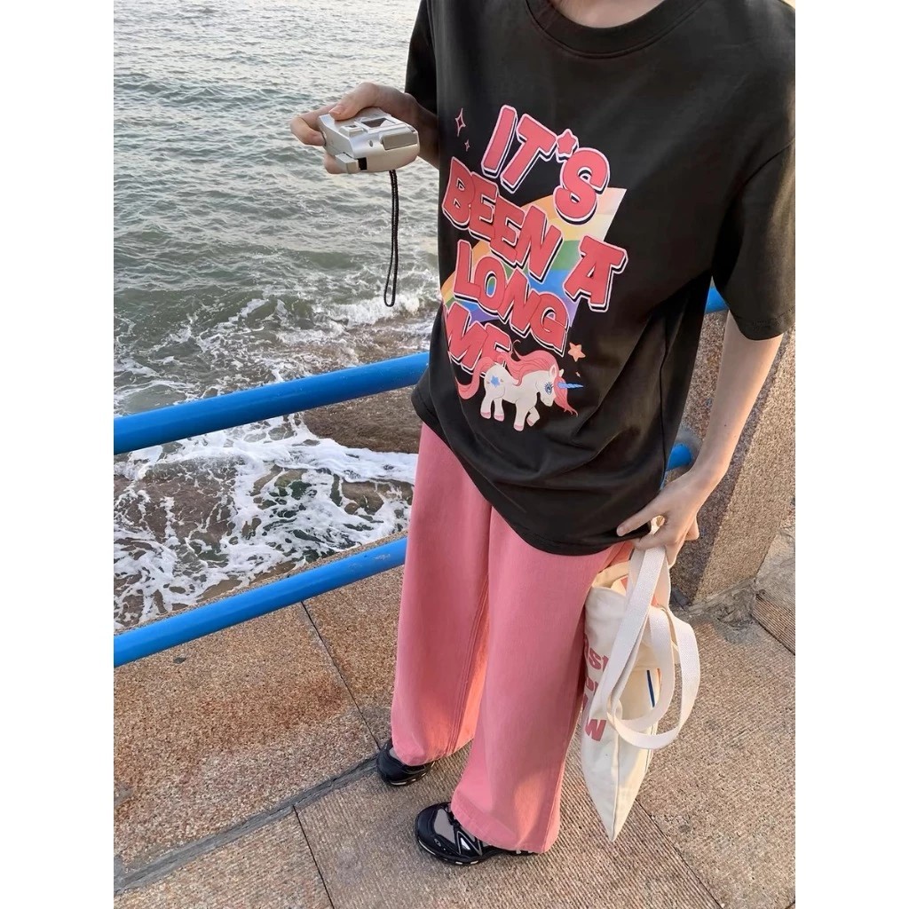 （จัดส่งตลอด 24 ชั่วโมง）เสื้อยืดผ้าคอตตอน comfy S-7XL ECB