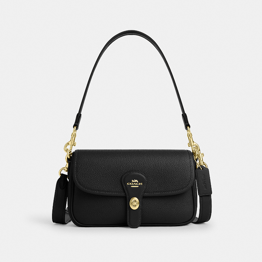 Coach CY683 Hadley Shoulder Bag (IMBLK) กระเป๋าสะพายผู้หญิง สี Im/Black
