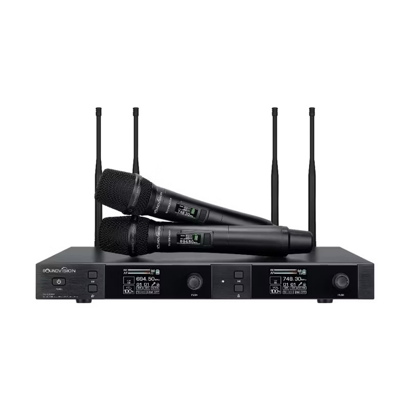 ไมค์ลอย SOUNDVISION SU-990D/HTP ชุดไมค์ลอยถือคู่ ระบบดิจิตอล ย่านUHF 180 CH