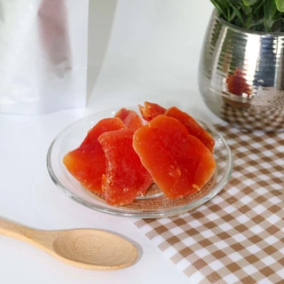 มะละกอสไลด์อบแห้งสีธรรมชาติ TANTANFOOD Dehydrated Papaya Slice, Natural