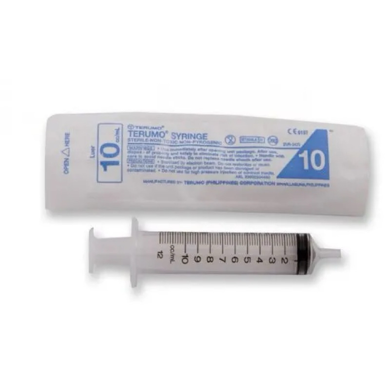 TERUMO SYRINGE 10 ml เทอร์รูโม ไซริงค์ 10 มล.