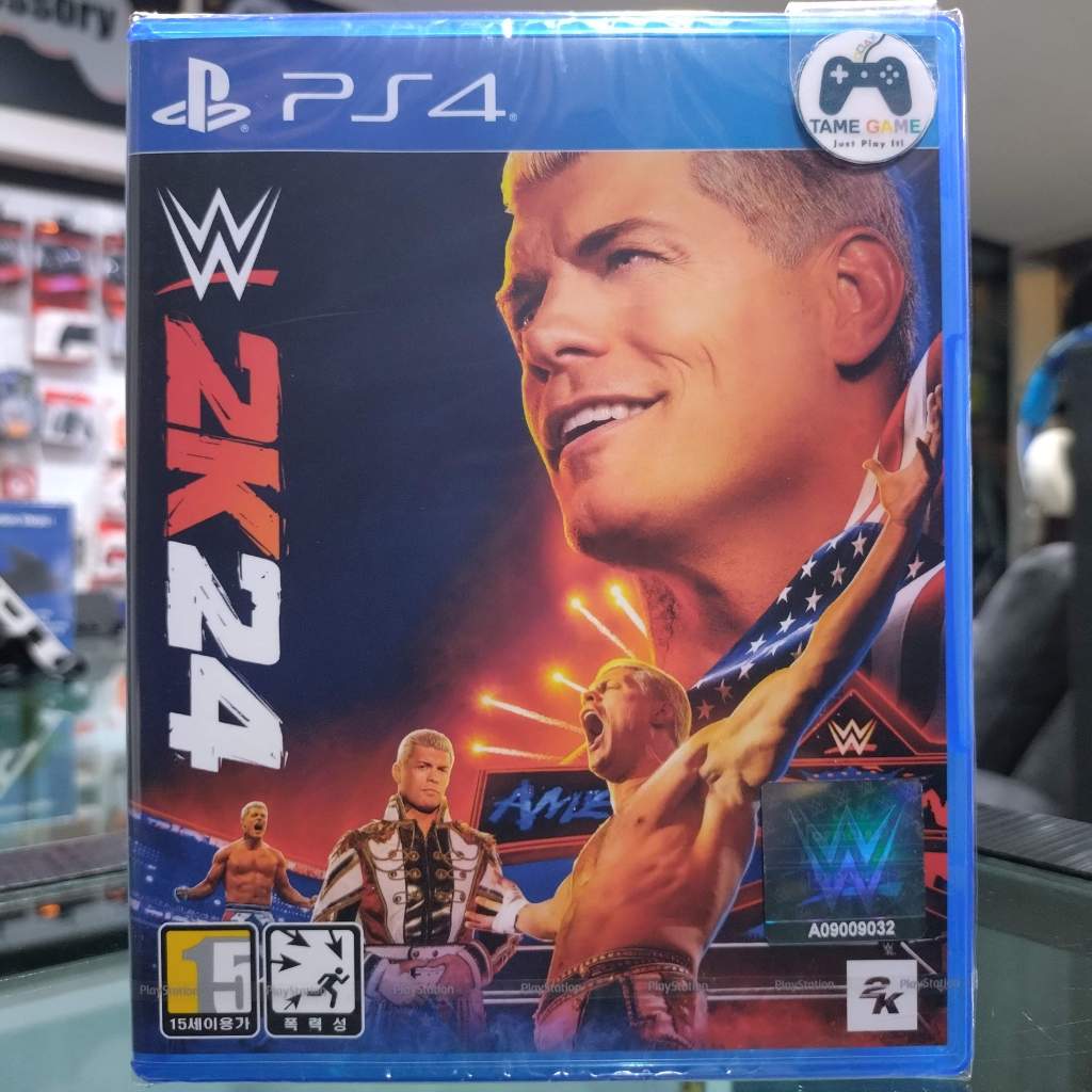 (ภาษาอังกฤษ) มือ1 WWE 2K24 PS4 (เล่นกับ PS5 ได้ WWE 2024 เกมมวยปล้ำ PS4)