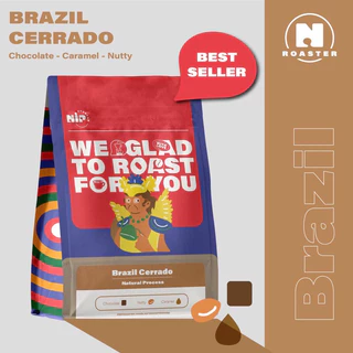 [NiP COFFEE] เมล็ดกาแฟ Brazil Cerrado, Natural Process มี 3 ขนาดให้เลือก