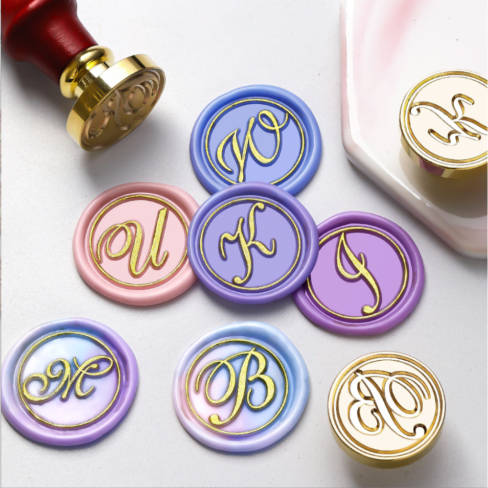 พร้อมส่ง A-Z ตราประทับครั่ง ตัวอักษร A-Z Classic Set - รูปที่ 3