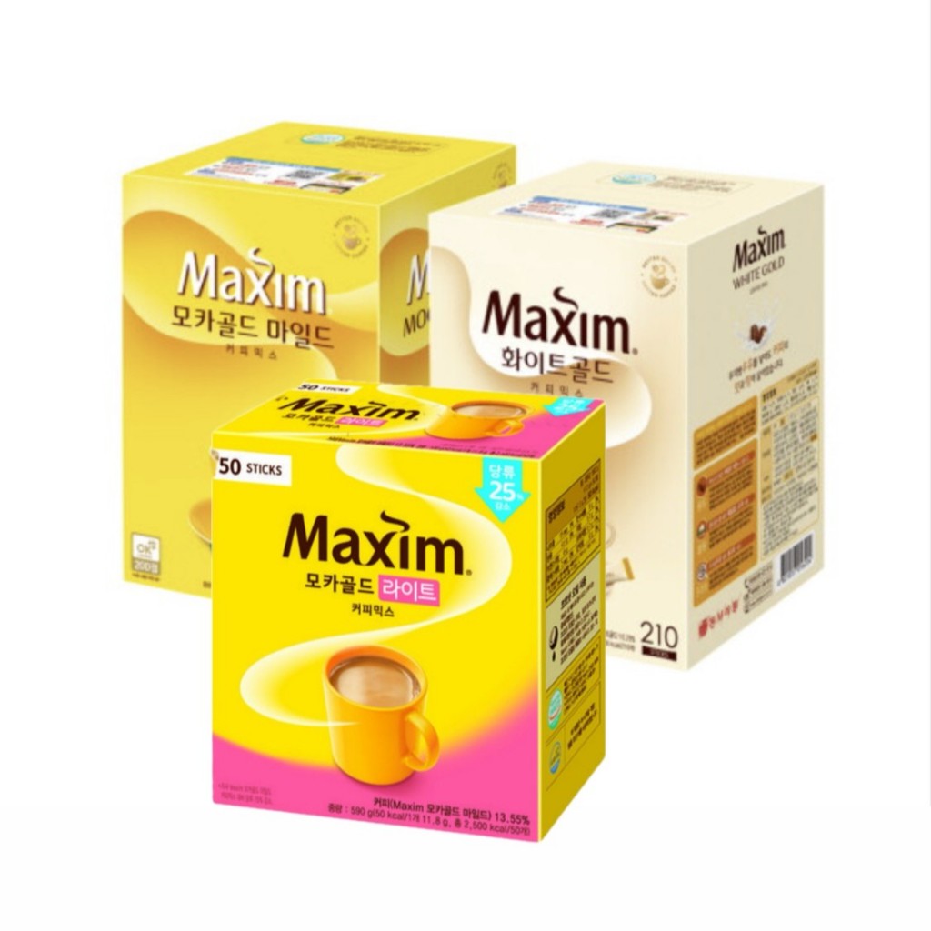 กาแฟตัวดังของเกาหลี Maxim 50ซอ Maxim Coffee MIx 50T