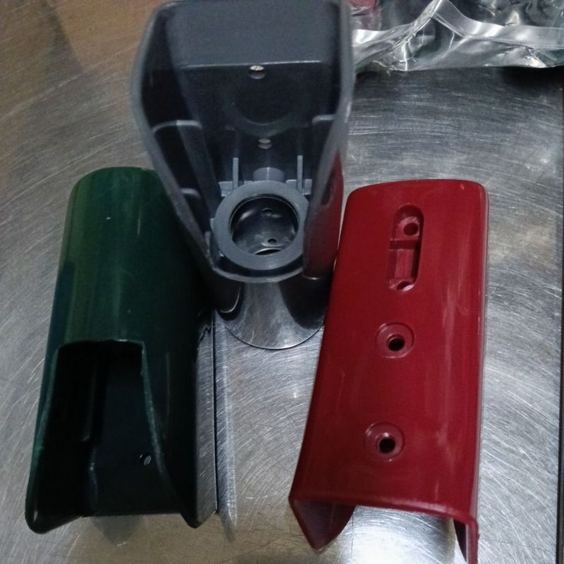 AK-36B คอพัดลม ข้อต่อคอพัดลม ยี่ห้อ มิตซูบิชิ 16นิ้ว มีสีเทาเข้ม เขียวเข้ม แดง