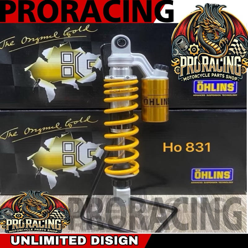 OHLINS HO  831 Honda Click 125 (2015) HO831 Honda Click i 150 (333 mm) 2018-2022 และHO231 Honda Clic