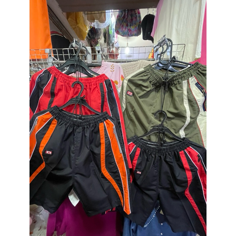 กางเกงดีเซล แบบไม่มีลาย กระเป๋าซิป ผ้าร่ม ขออนุญาตสุ่มแบบสีบางสี (#2)