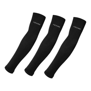 มีส่งด่วน ปลอกแขนผ้าโพลีเอสเตอร์ เนื้อผ้าหนานุ่ม ยืดหยุ่นดีเยี่ยม ใส่สบาย socksy รุ่น brr ราคาต่อคู่ พร้อมส่ง