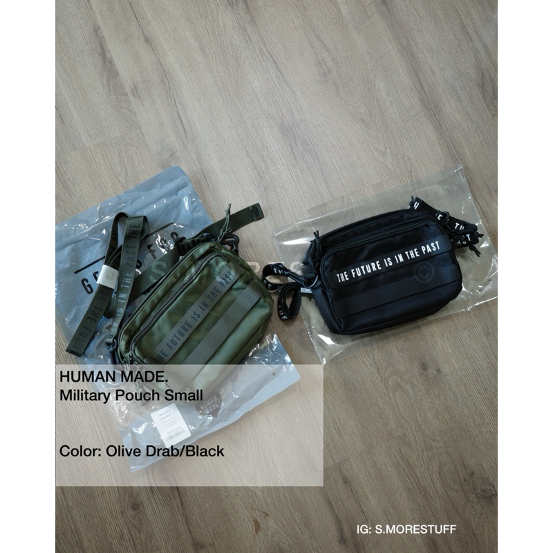 Human Made - Military Pouch Small - Olive Drab/Black