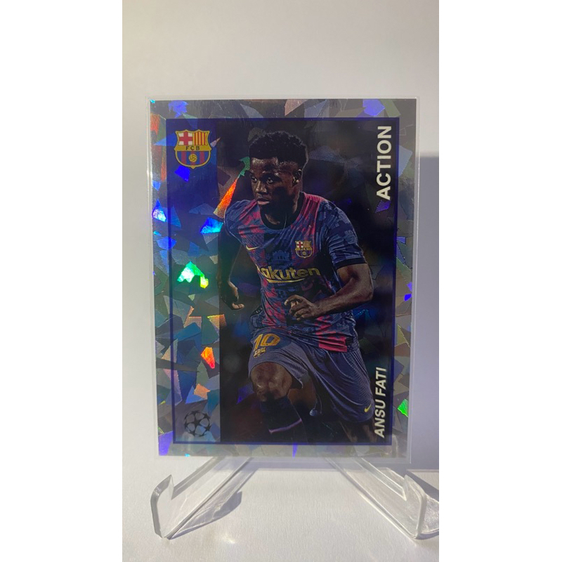 การ์ดนักฟุตบอล ANSU FATI FC BARCELONA, TOPPS MERLIN ACTION 2022