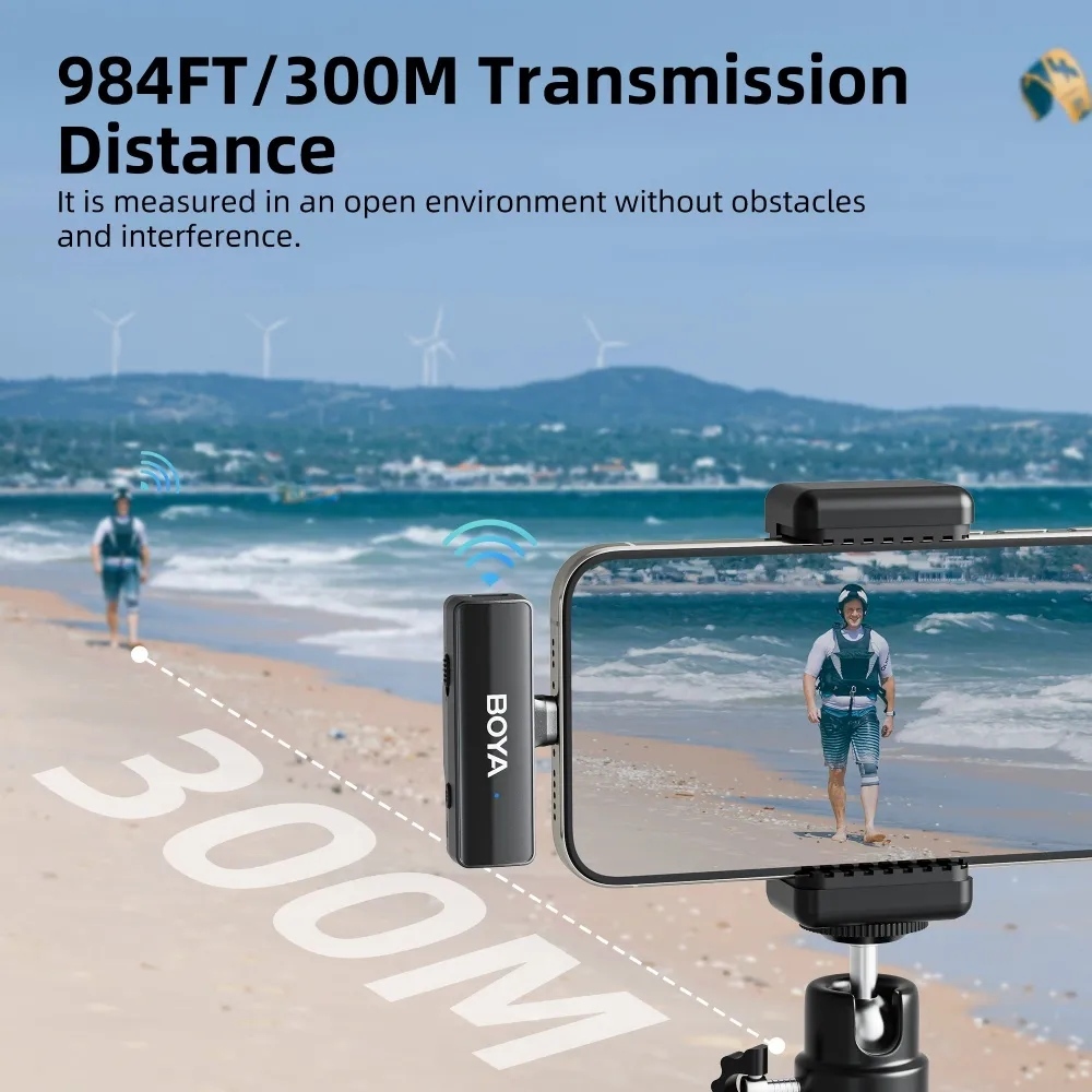 BOYALINK 2 Wireless Microphone 3-in-1 ไมโครโฟนไร้สาย ประกันศูนย์ BOYATHAILAND