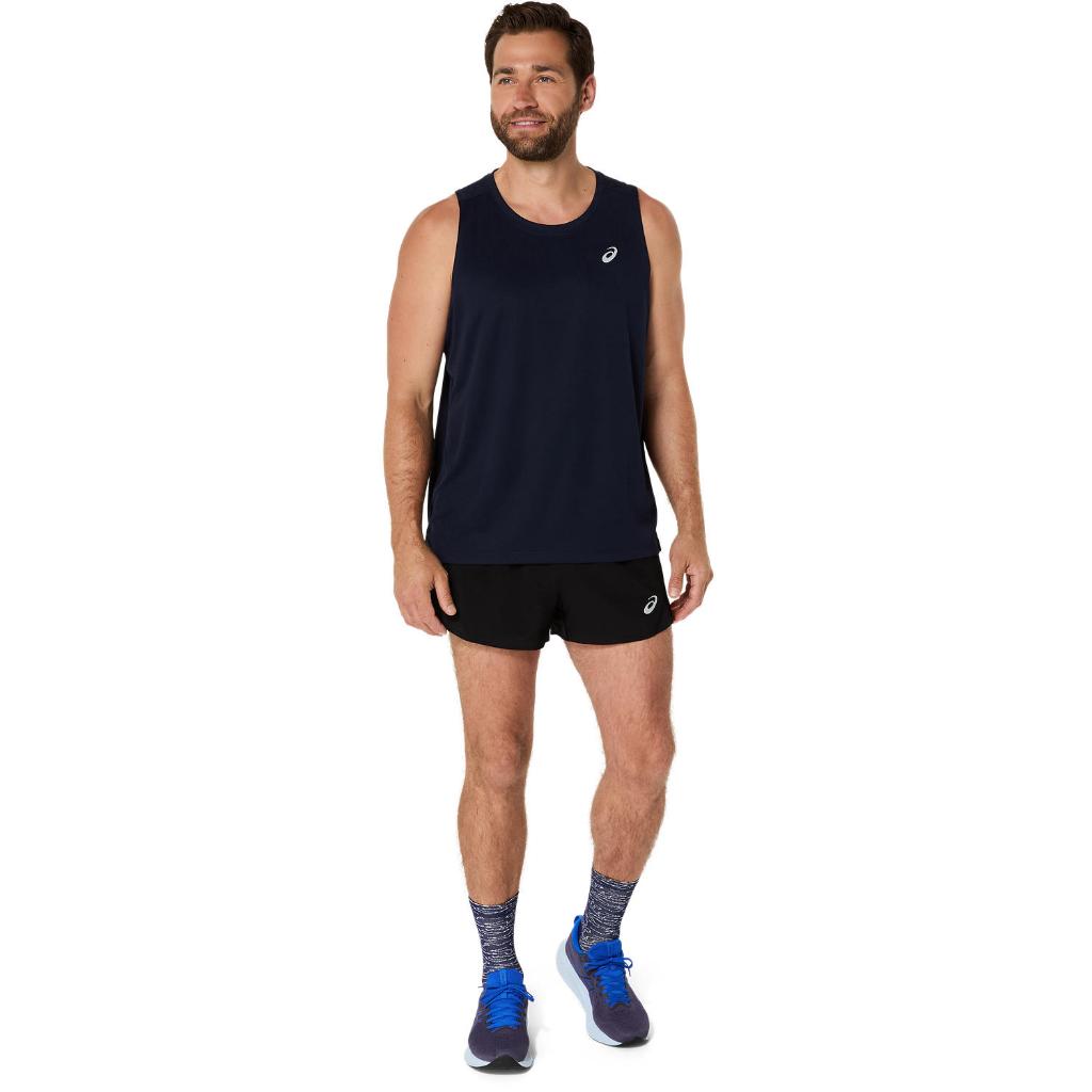 ASICS : 2011D240.400 ASICS SILVER SINGLET MEN RUNNING รูปที่ 5