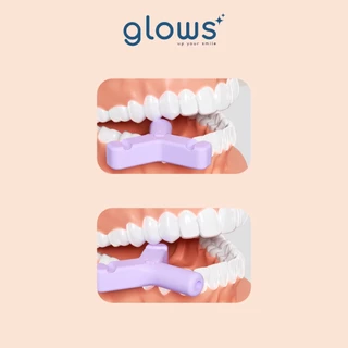 (ใหม่) ยางกัดจัดฟันใส รีเทนเนอร์ใส Glows Aligner Chewies รุ่น Y SHAPED