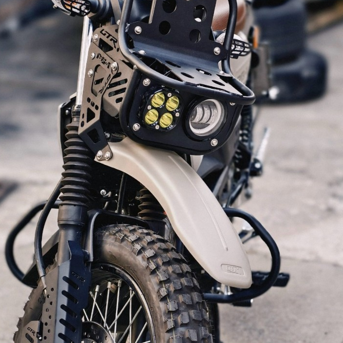 บังโคลนหน้า (ชิ้นหน้า+ชิ้นหลัง) YAMAHA PG-1 พร้อมขายึด บังโคลนแต่ง PG1