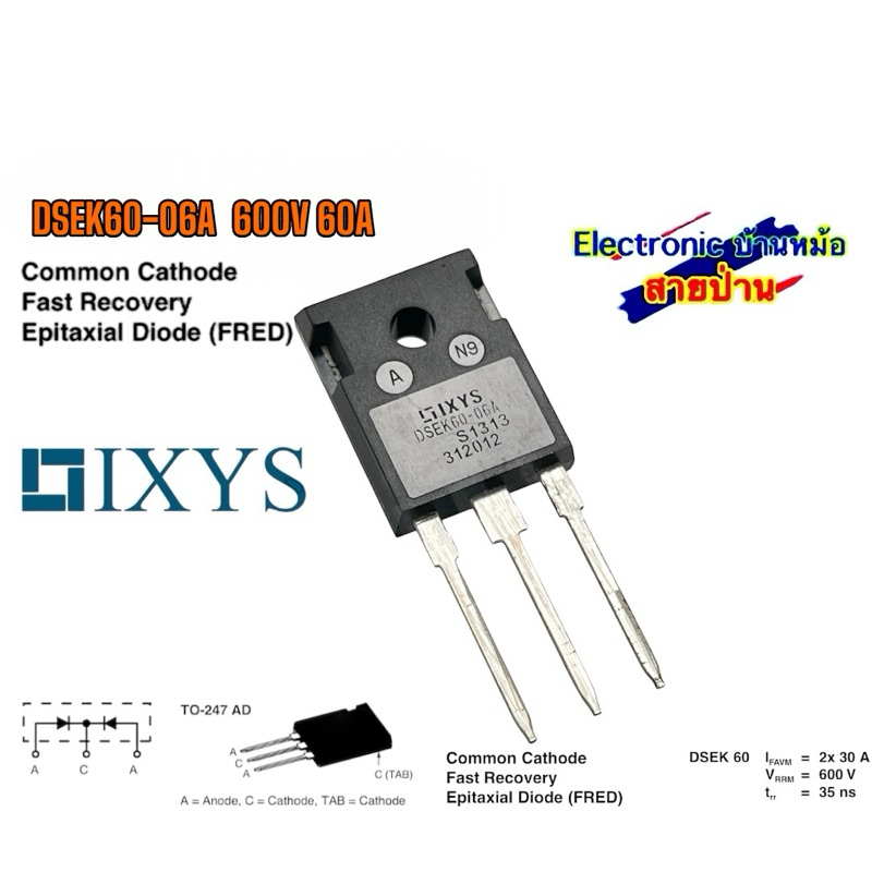 DSEK60-06A  600V 60A Fast Diode 25032103