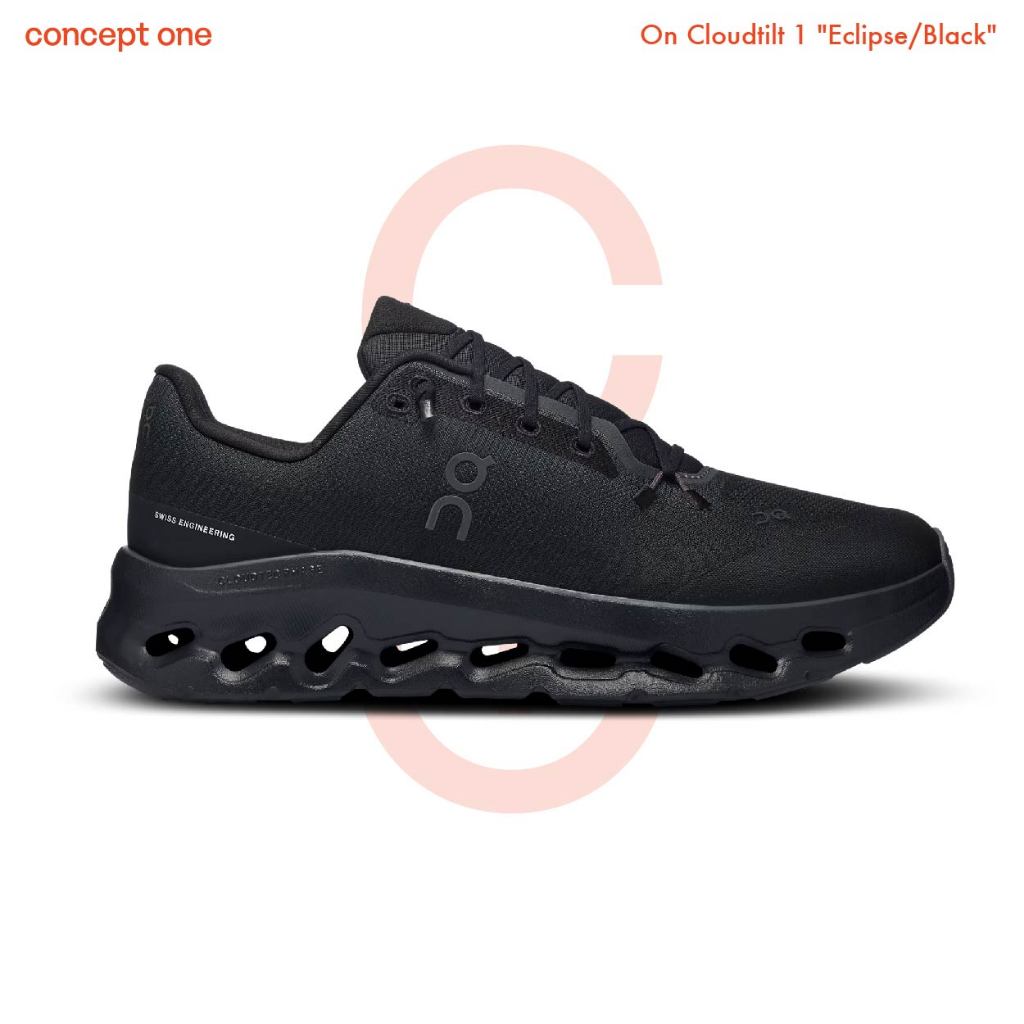 Conceptone On Cloudtilt Eclipse Black (M) รองเท้าผ้าใบ