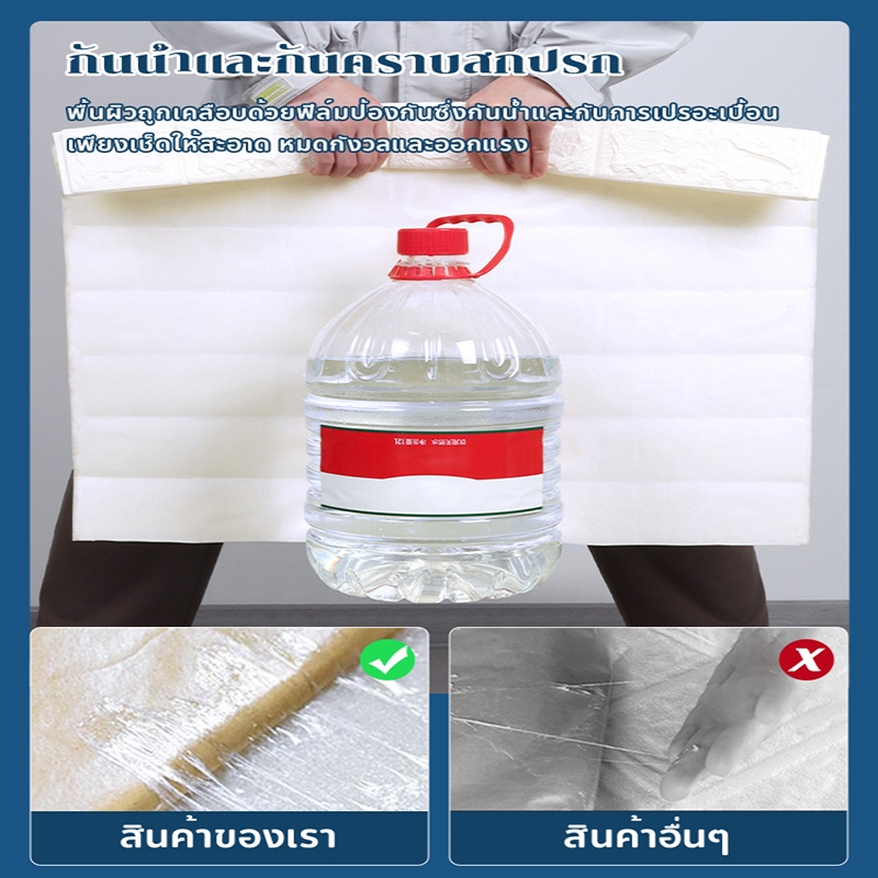 แผ่นติดผนัง สติ๊กเกอร์ติดผนัง วอลเปเปอร์ผนัง3D มีกาวในตัว ติดผนัง แผ่นใหญ่ ตกแต่งห้อง กันน้ำ - รูปที่ 3