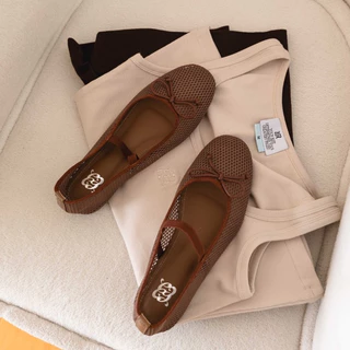 (พร้อมส่ง) CHUUCHOP (Size 35-43) -Twinkle mary jane รองเท้าคัชชูผู้หญิง ตาข่าย ระบายอากาศใส่สบาย ลุคมินิมอล (C8311)