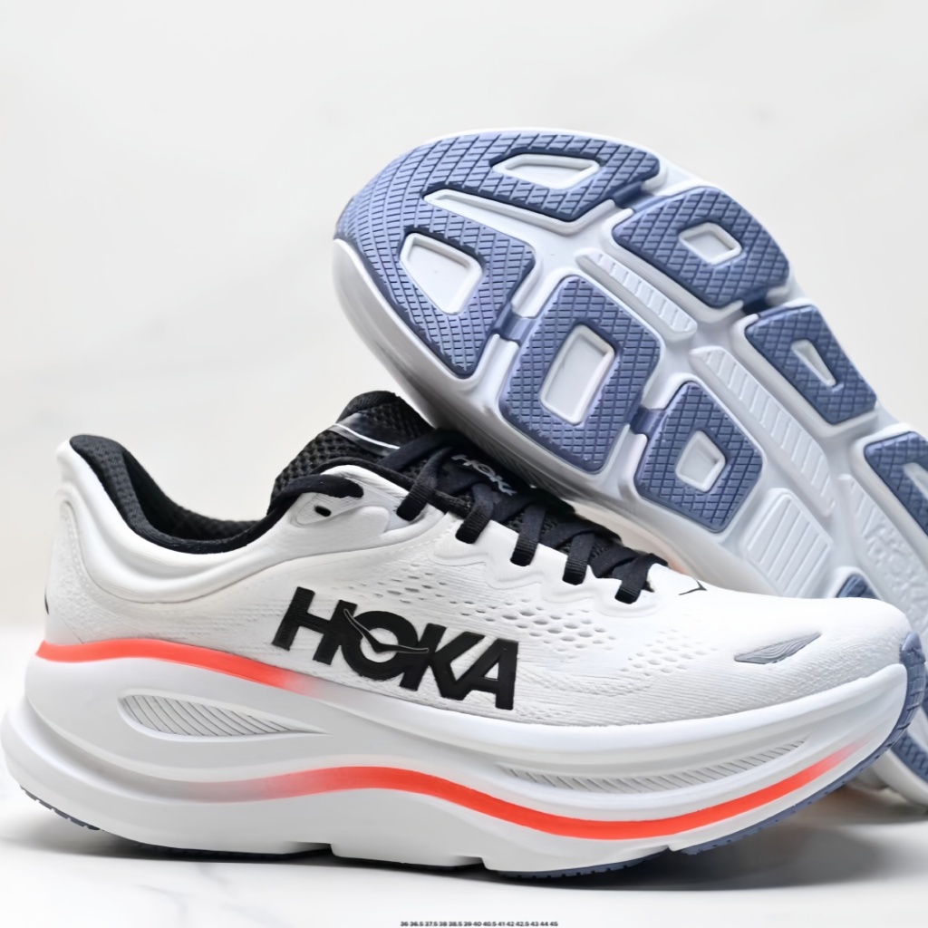hoka bondi 9 ของแท้ 100 % ขาว - ดำ
