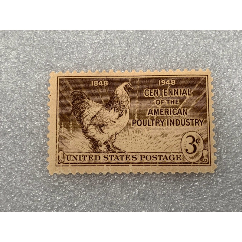 แสตมป์อเมริกาชุด Poultry industry ปี1948