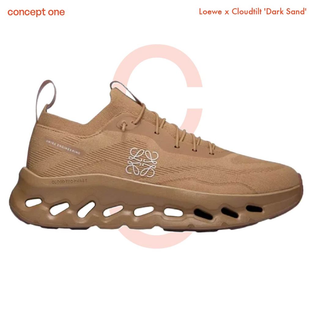 Conceptone Loewe x On Cloudtilt sneaker Dark Sand (M) รองเท้าผ้าใบ