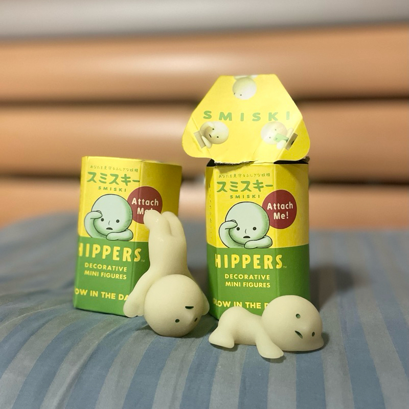 [พร้อมส่ง][แกะตัวนอนกล่อง] !ของแท้! SMISKI Hippers ติดโทรศัพท์ เรืองแสงได้