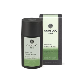 ของแท้จากประเทศเกาหลี 🇰🇷 Osulloc ผงมัทฉะพรีเมี่ยม 40g / ชาเขียวผงออร์แกนิคจากเกาะเจจู
