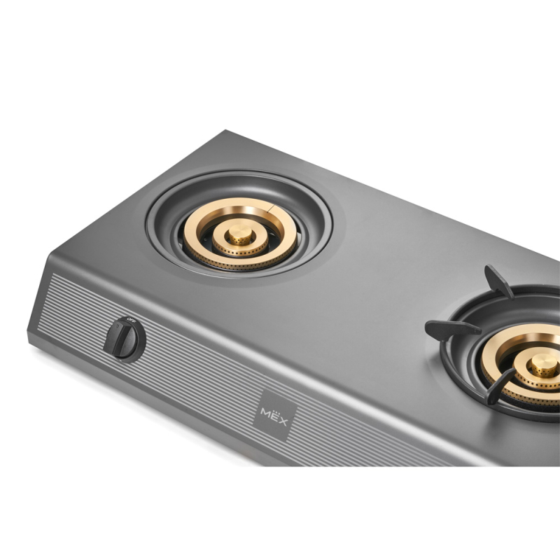 (Mex) เตาแก๊สชนิดตั้งโต๊ะ 2 หัวเตาแก๊ส ขนาด 71.0 ซม. รุ่น PC8372GB