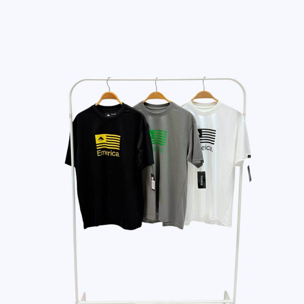 EMERICA เสื้อยืด PURE FLAG SS TEE ผ้านุ่มใส่สบาย Cotton 100%