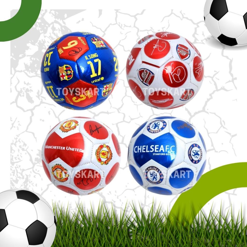 ลูกฟุตบอล ลายสโมสร เบอร์2 ลูกบอลเด็ก ฝึกซ้อม เตะบอล soccer football