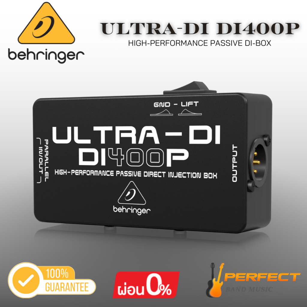 ไดเร็กบอกซ์ Behringer ULTRA-DI DI400P High-Performance Passive DI-Box * กรุณาสอบถามก่อนสั่งซื้อ *