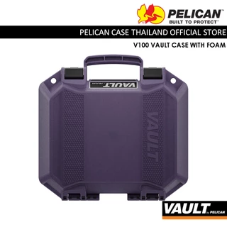 Pelican V100 Vault Case with Foam - กล่องใส่ปืน กันน้ำกันกระเเทก