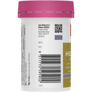 Swisse Ultivite Women's High Potency Multivitamin 40 Tablets เสริมสร้างความมีชีวิตชีวา สุขภาพกระดูก สุขภาพผิว