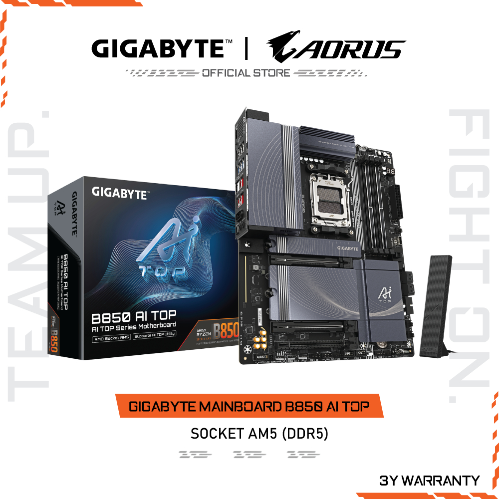 GIGABYTE MAINBOARD B850 AI TOP เมนบอร์ด B850 AI TOP-1.0