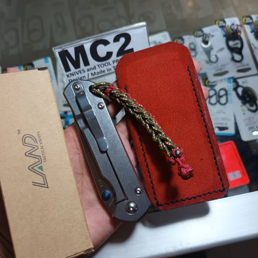 มีดพับ มีดเดินป่า ของแท้ LAND 912 MOD UNIT04 12C27 Steel  Frame lock  Ball bearing  Stainless steel 