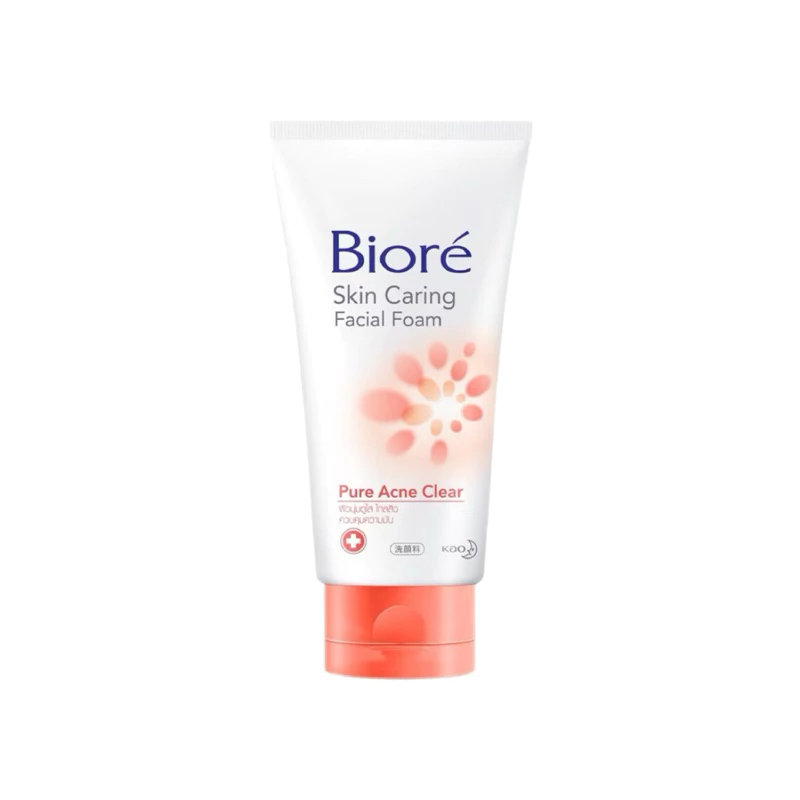 Biore บิโอเร สกิน แคร์ริ่ง เฟเชียล โฟม โฟมล้างหน้าถนอมผิว 100 กรัม thumbnail 9