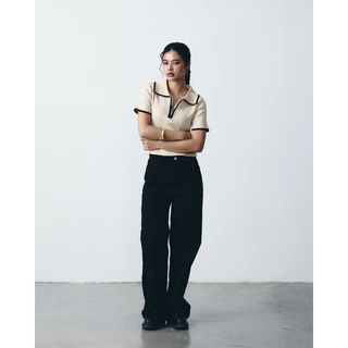 MALIMAYS - Zip Knit Polo เสื้อคอปกซิปหน้า